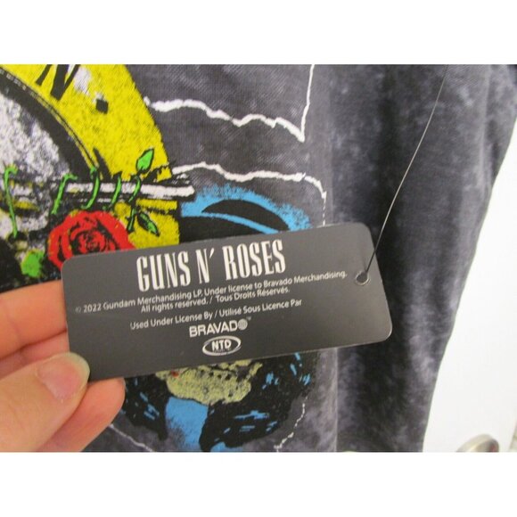 Guns N Roses T-shirt Graphics - Short Sleeve Gray - Women/Junior Size Small NWT - Picture 9 of 15